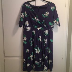 Lands end dress, size 1X, 16W-18W, good stretch